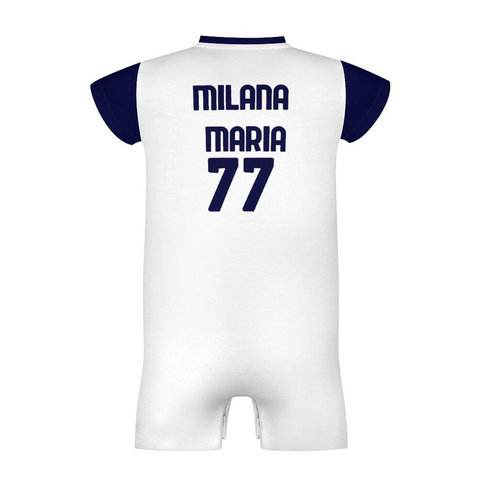 Napoli Away Cotton Short Sleeve Baby Bodysuit Romper
