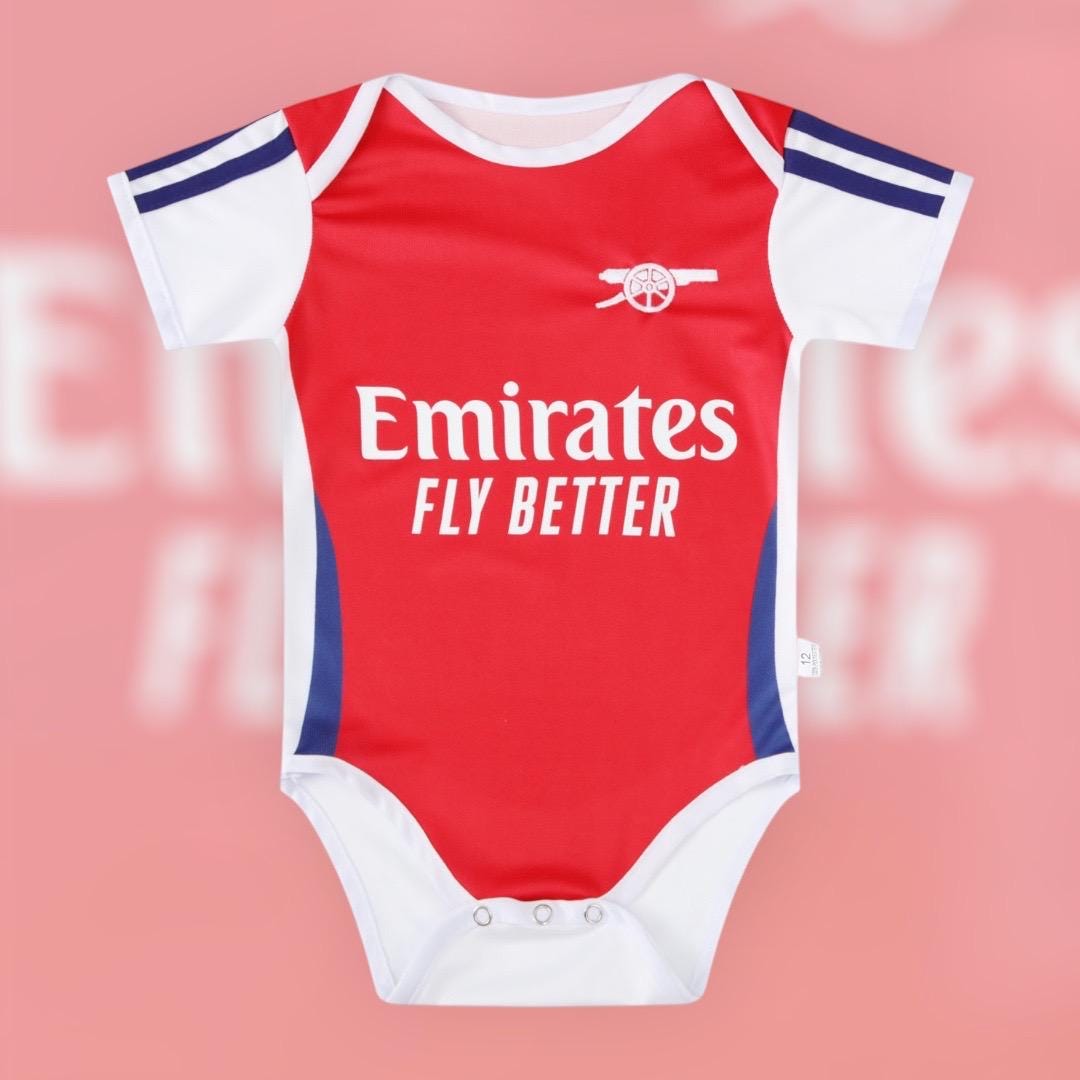 Baby Bodysuit Arsenal Home Kit 2024/25