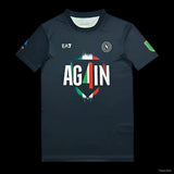 25/26 Napoli EA7 Champion Black T-Shirt22025 KIT Jersey Campione d'Italia AGAIN