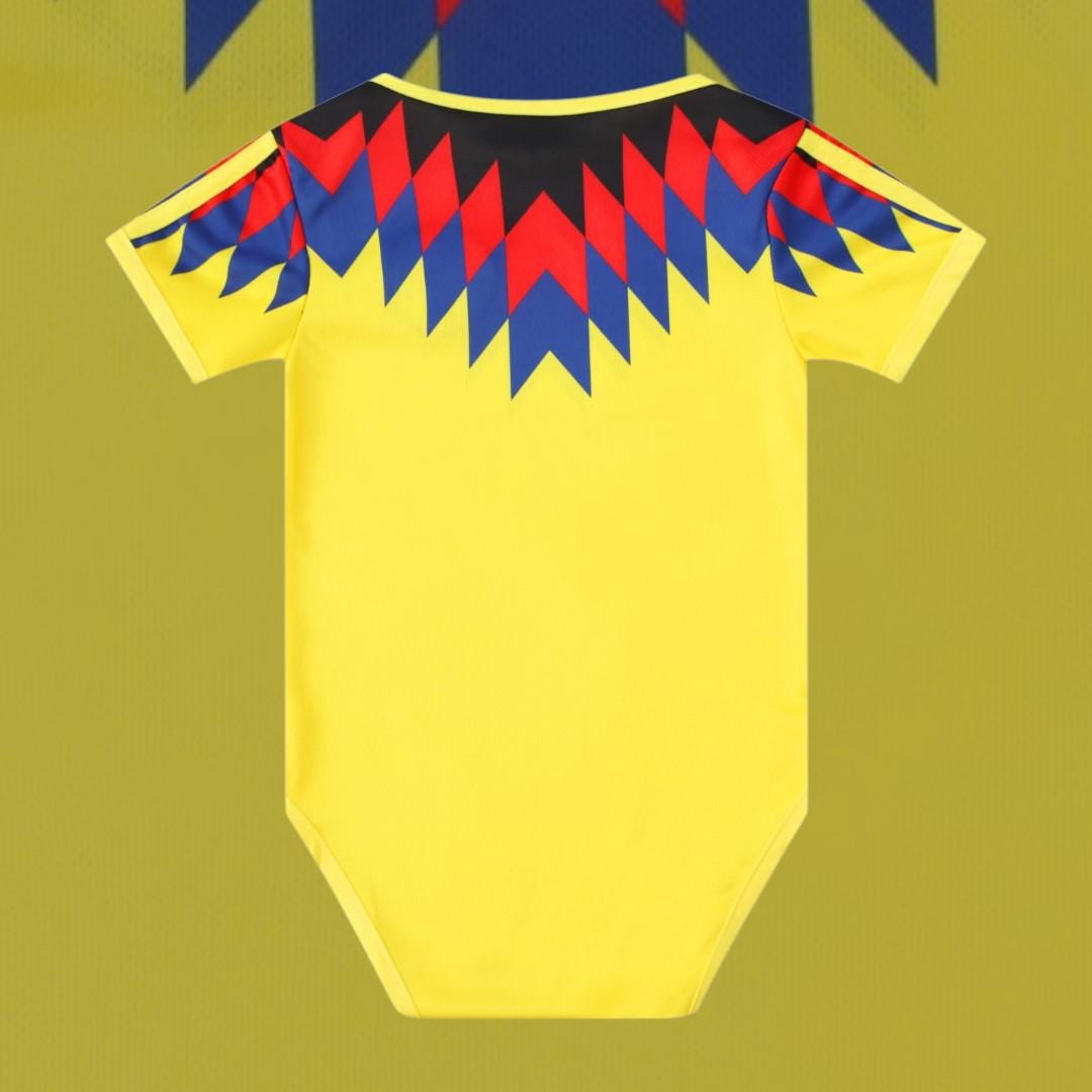 Club América Baby Bodysuit / Baby Jersey  Home Kit 2025/26  Liga MX - Bebe Jumpsuit  Regalo Bebé Soccer Gift